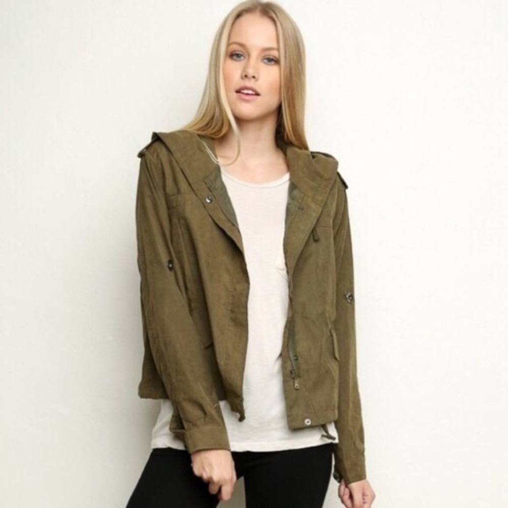 Brandy Army Green Jacket